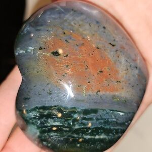 Jasper Heart Super Unique Colors!